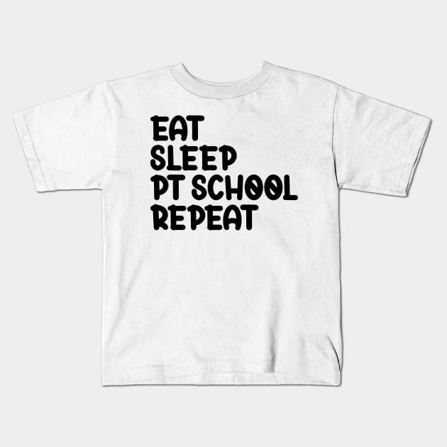 Eat, Sleep, Personal Therapy Kids T-Shirt by colorsplash